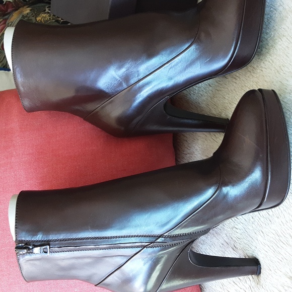 Prada leather ankle booties - Picture 2 of 9